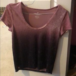 Velvet shirt from American Eagle